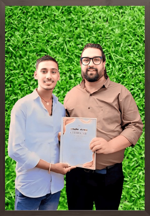 Suraj and His Renowned Trainer, Photographer Mr. Raja Awasti